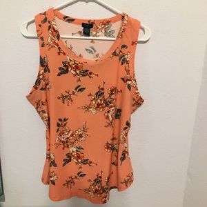 Rue 21+ super soft stretchy peach tank. Size 2X
